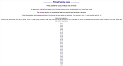 Desktop Screenshot of pricepoints.com